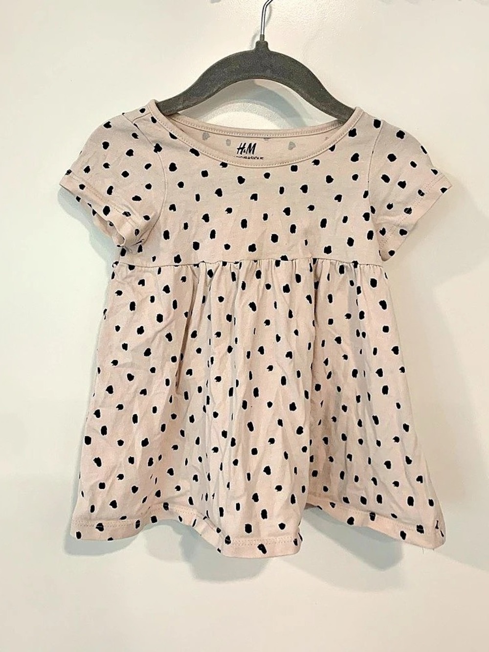 H&M Girls Polka Dot Dress Size 6-9M
